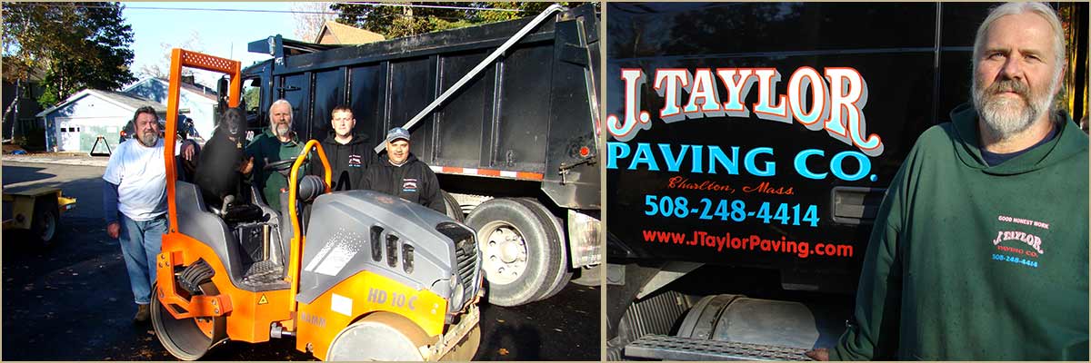 photo of J. Taylor Paving crew and owner John Taylor
